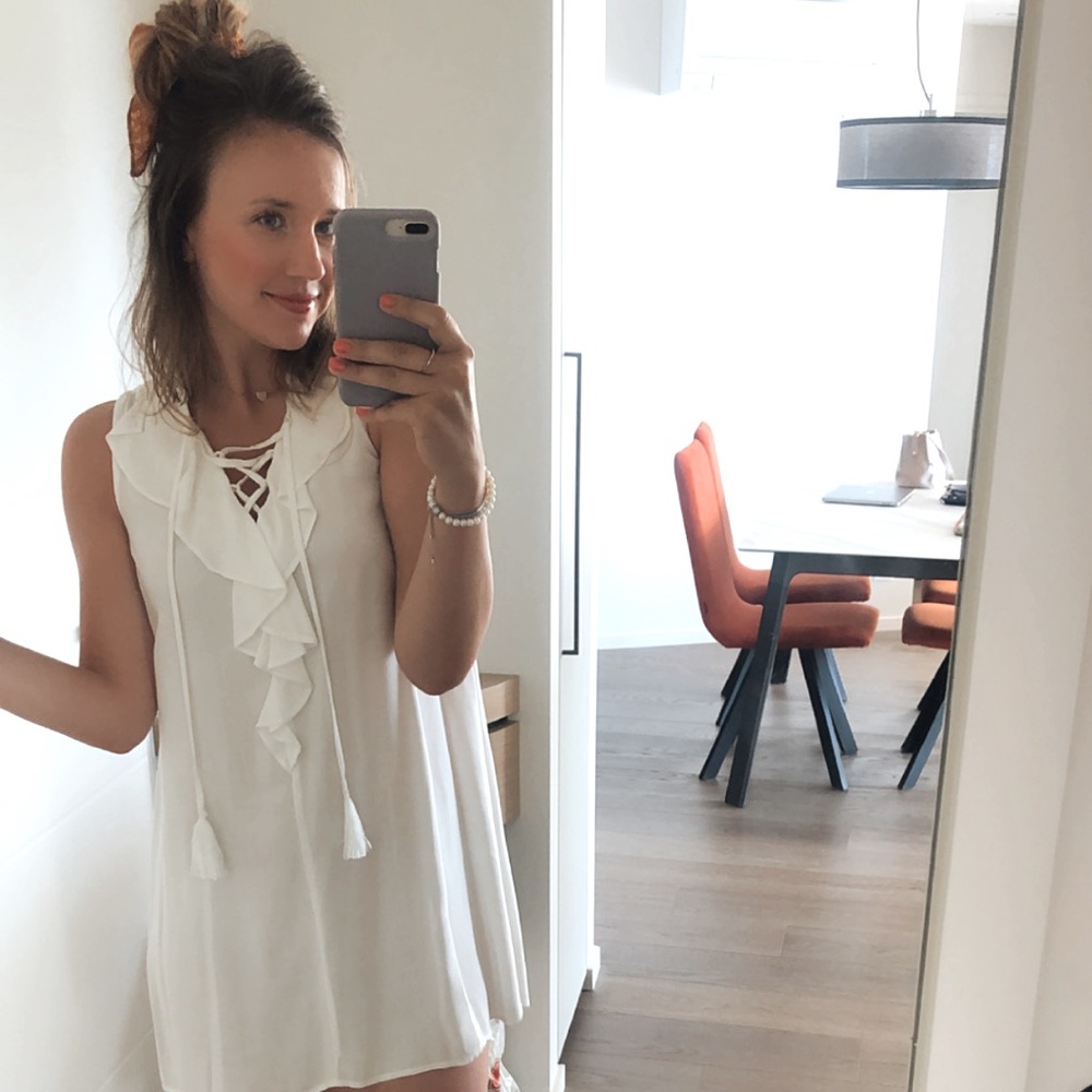 Les Petites Paris white summer dress